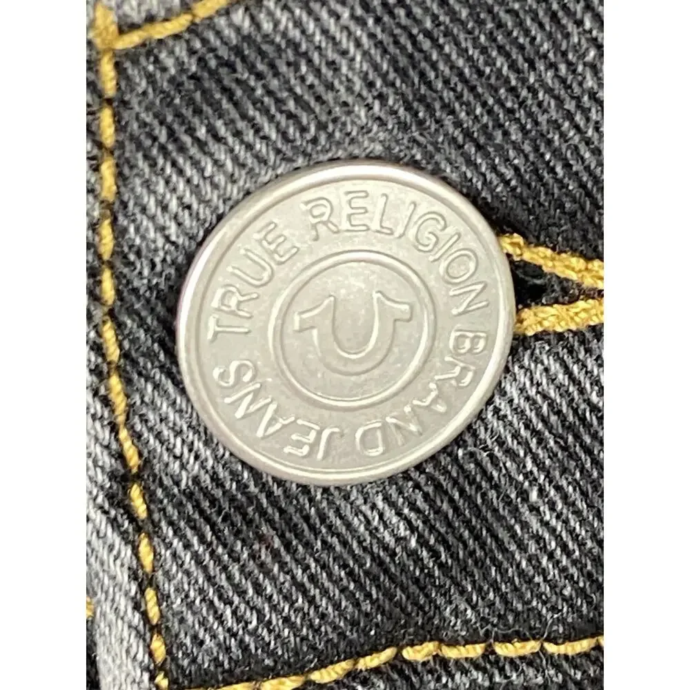 True Religion Ricky Jeans Men’s Flap Pockets Relaxed Straight W36 L 32 Grey